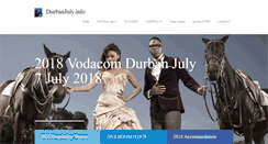 Desktop Screenshot of durbanjuly.info